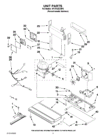 05 - Unit Parts parts for Kitchenaid Refrigerator KFCP22EXMP2 from AppliancePartsPros.com