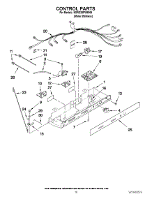 10 - Control Parts parts for Kitchenaid Refrigerator KSRG25FVMS04 from AppliancePartsPros.com