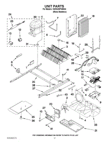 11 - Unit Parts parts for Kitchenaid Refrigerator KSRG25FVMS04 from AppliancePartsPros.com