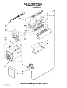 12 - Icemaker Parts parts for Kitchenaid Refrigerator KSRG25FVMS04 from AppliancePartsPros.com