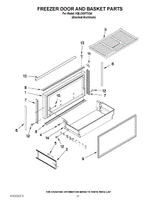 08 - Freezer Door And Basket Parts parts for Kitchenaid Refrigerator KBLO36FTX04 from AppliancePartsPros.com