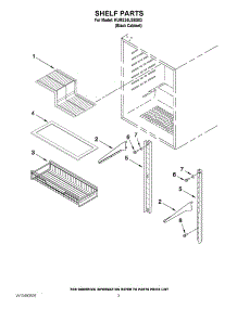 02 - Shelf Parts parts for Kitchenaid Refrigerator KURS24LSBS03 from AppliancePartsPros.com