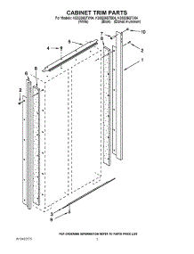 02 - Cabinet Trim Parts parts for Kitchenaid Refrigerator KSSS36QTX04 from AppliancePartsPros.com