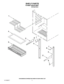02 - Shelf Parts parts for Kitchenaid Refrigerator KURO24LSBX03 from AppliancePartsPros.com