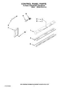 05 - Control Panel Parts parts for Kitchenaid Refrigerator KSSO36QTX04 from AppliancePartsPros.com