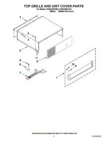 06 - Top Grille And Unit Cover Parts parts for Kitchenaid Refrigerator KSSO36QTX04 from AppliancePartsPros.com