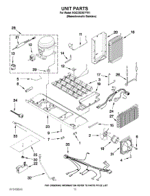 10 - Unit Parts parts for Kitchenaid Refrigerator KSC23C9EYY01 from AppliancePartsPros.com