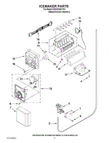 11 - Icemaker Parts parts for Kitchenaid Refrigerator KSC23C9EYY01 from AppliancePartsPros.com