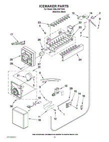 11 - Icemaker Parts parts for Kitchenaid Refrigerator KBLC36FTS04 from AppliancePartsPros.com