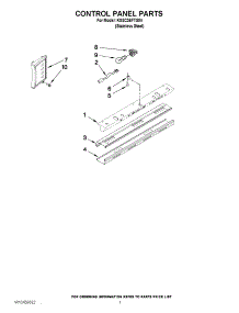 05 - Control Panel Parts parts for Kitchenaid Refrigerator KSSC36FTS04 from AppliancePartsPros.com