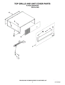 06 - Top Grille And Unit Cover Parts parts for Kitchenaid Refrigerator KSSC36FTS04 from AppliancePartsPros.com