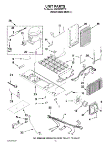 09 - Unit Parts parts for Kitchenaid Refrigerator KSC23C8EYY01 from AppliancePartsPros.com