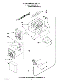 10 - Icemaker Parts parts for Kitchenaid Refrigerator KSC23C8EYY01 from AppliancePartsPros.com