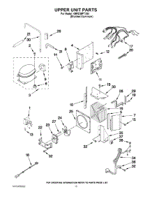 09 - Upper Unit Parts parts for Kitchenaid Refrigerator KBRO36FTX04 from AppliancePartsPros.com