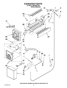 11 - Icemaker Parts parts for Kitchenaid Refrigerator KBFO42FTX04 from AppliancePartsPros.com