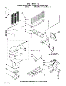 06 - Unit Parts parts for Kitchenaid Refrigerator KFFS20EYMS00 from AppliancePartsPros.com