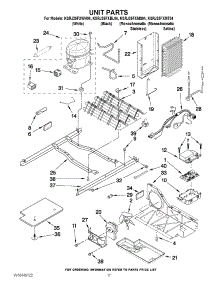 11 - Unit Parts parts for Kitchenaid Refrigerator KSRJ25FXMS04 from AppliancePartsPros.com