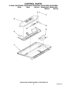 10 - Control Parts parts for Kitchenaid Refrigerator KSCS23FVMK03 from AppliancePartsPros.com