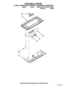 10 - Control Parts parts for Kitchenaid Refrigerator KSRJ25FXBL01 from AppliancePartsPros.com