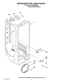02 - Refrigerator Liner Parts parts for Kitchenaid Refrigerator KSRJ25FXMS02 from AppliancePartsPros.com