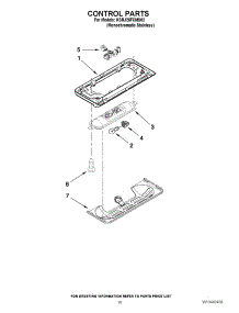 10 - Control Parts parts for Kitchenaid Refrigerator KSRJ25FXMS02 from AppliancePartsPros.com