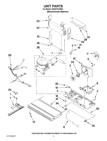 05 - Unit Parts parts for Kitchenaid Refrigerator KFIS27CXMS4 from AppliancePartsPros.com
