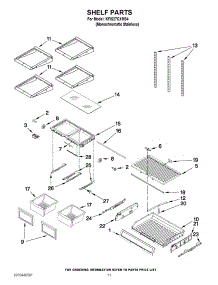 06 - Shelf Parts parts for Kitchenaid Refrigerator KFIS27CXMS4 from AppliancePartsPros.com