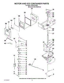 07 - Motor And Ice Container Parts parts for Kitchenaid Refrigerator KFIS27CXMS4 from AppliancePartsPros.com