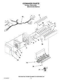 08 - Icemaker Parts parts for Kitchenaid Refrigerator KFIS27CXMS4 from AppliancePartsPros.com