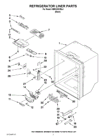 02 - Refrigerator Liner Parts parts for Kitchenaid Refrigerator KBRS20EVBL4 from AppliancePartsPros.com