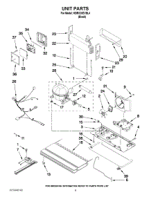 05 - Unit Parts parts for Kitchenaid Refrigerator KBRS20EVBL4 from AppliancePartsPros.com