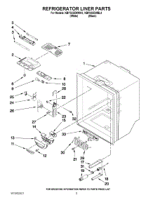 03 - Refrigerator Liner Parts parts for Kitchenaid Refrigerator KBFS22EWBL3 from AppliancePartsPros.com