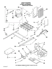 08 - Unit Parts parts for Kitchenaid Refrigerator KSRS25MWMS02 from AppliancePartsPros.com