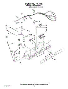09 - Control Parts parts for Kitchenaid Refrigerator KSRS25MWMS02 from AppliancePartsPros.com