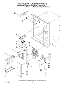 02 - Refrigerator Liner Parts parts for Kitchenaid Refrigerator KFXS25RYBL2 from AppliancePartsPros.com