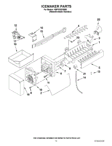 08 - Icemaker Parts parts for Kitchenaid Refrigerator KBFS20EVMS8 from AppliancePartsPros.com