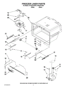 06 - Freezer Liner Parts parts for Kitchenaid Refrigerator KFIS20XVBL5 from AppliancePartsPros.com