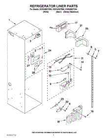 04 - Refrigerator Liner Parts parts for Kitchenaid Refrigerator KSSS48QTX04 from AppliancePartsPros.com
