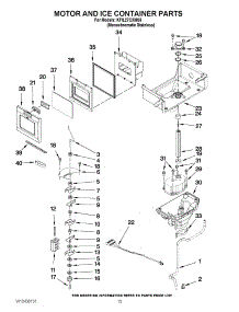 07 - Motor And Ice Container Parts parts for Kitchenaid Refrigerator KFIL27CXMS5 from AppliancePartsPros.com