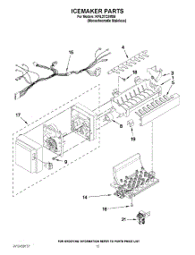 08 - Icemaker Parts parts for Kitchenaid Refrigerator KFIL27CXMS5 from AppliancePartsPros.com