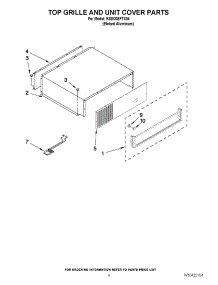 06 - Top Grille And Unit Cover Parts parts for Kitchenaid Refrigerator KSSO36FTX04 from AppliancePartsPros.com