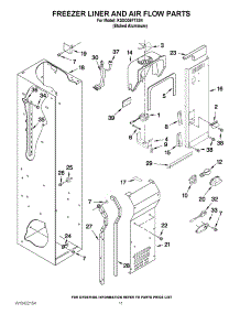 08 - Freezer Liner And Air Flow Parts parts for Kitchenaid Refrigerator KSSO36FTX04 from AppliancePartsPros.com