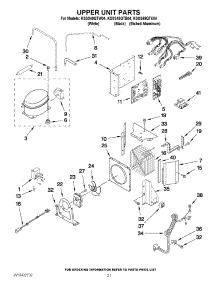 13 - Upper Unit Parts parts for Kitchenaid Refrigerator KSSS48QTW04 from AppliancePartsPros.com