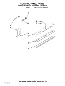 05 - Control Panel Parts parts for Kitchenaid Refrigerator KSSS48QTB04 from AppliancePartsPros.com