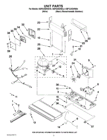 05 - Unit Parts parts for Kitchenaid Refrigerator KBFS25EWMS4 from AppliancePartsPros.com