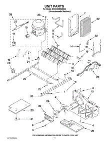08 - Unit Parts parts for Kitchenaid Refrigerator KSRS25MWMS03 from AppliancePartsPros.com