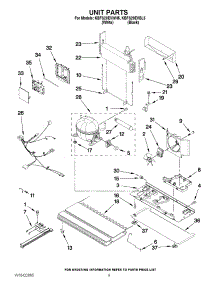 05 - Unit Parts parts for Kitchenaid Refrigerator KBFS20EVBL5 from AppliancePartsPros.com