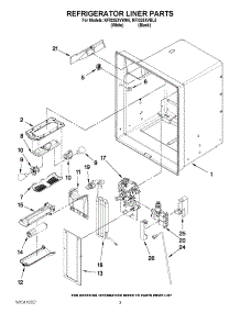 02 - Refrigerator Liner Parts parts for Kitchenaid Refrigerator KFIS25XVWH5 from AppliancePartsPros.com