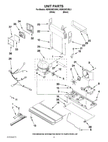 05 - Unit Parts parts for Kitchenaid Refrigerator KBRS20EVWH3 from AppliancePartsPros.com