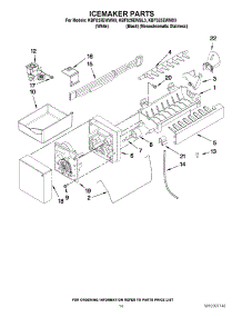 08 - Icemaker Parts parts for Kitchenaid Refrigerator KBFS25EWMS3 from AppliancePartsPros.com